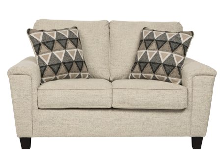 Signature Design by Ashley Abinger Stationary Fabric Loveseat 8390435 For Cheap