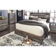 Signature Design by Ashley Drystan King Panel Bed with Storage B211-58 B211-56 B211-160 B100-14 Online Hot Sale