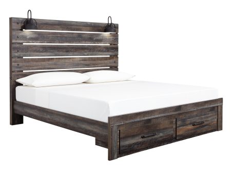 Signature Design by Ashley Drystan King Panel Bed with Storage B211-58 B211-56S B211-97 Supply