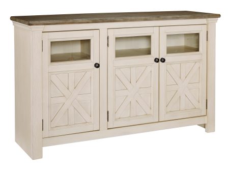 Signature Design by Ashley Bolanburg TV Stand with Cable Management W647-38 For Cheap