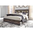 Signature Design by Ashley Drystan King Bookcase Bed with Storage B211-69 B211-56 B211-160 B100-14 For Discount