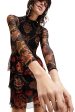 Desigual TS_Daphne, 2000 Black Vestido Informal, Negro, M para Mujer Embalaje Deteriorado Online Sale