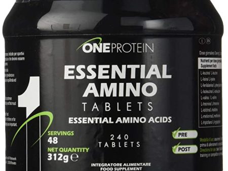 One Protein - Integratore di Aminoacidi Essenziali in Compresse (240 Compresse)One Protein - Suplemento de Aminoácidos Esenciales en Tabletas (240 Tabletas) on Sale